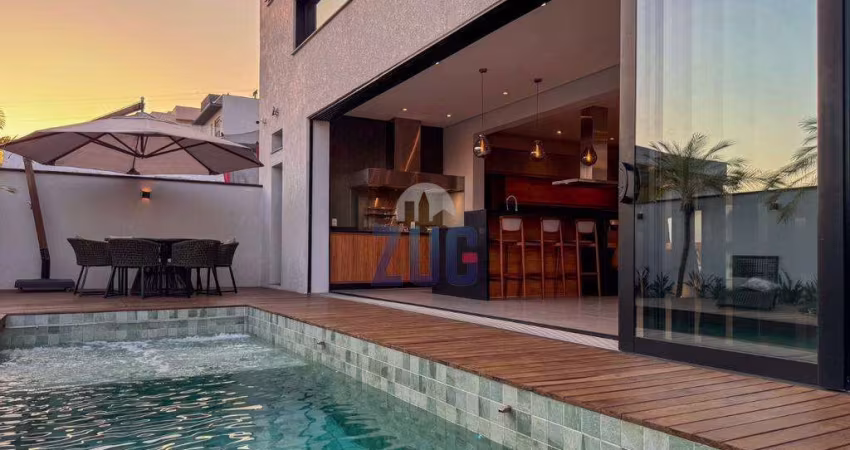 Sobrado à venda em Campinas, Swiss Park, com 4 suítes, com 329 m², Swiss Park - Glarus