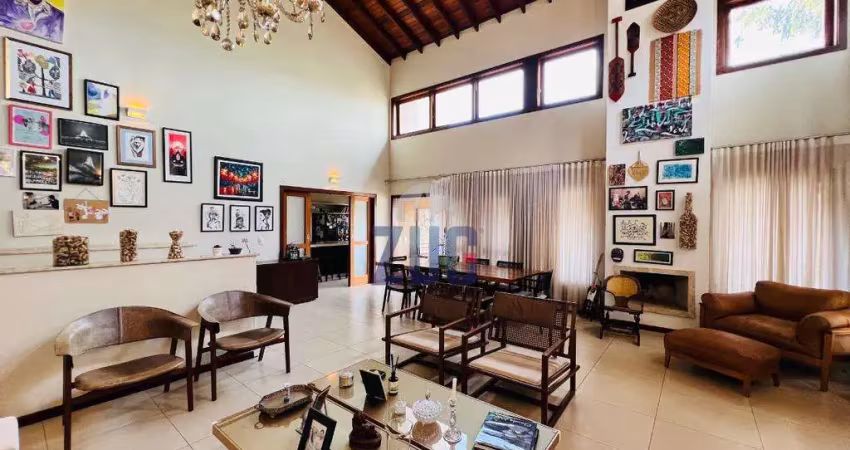 Sobrado para alugar em campinas, alphaville dom pedro, com 4 suítes, com 420 m²