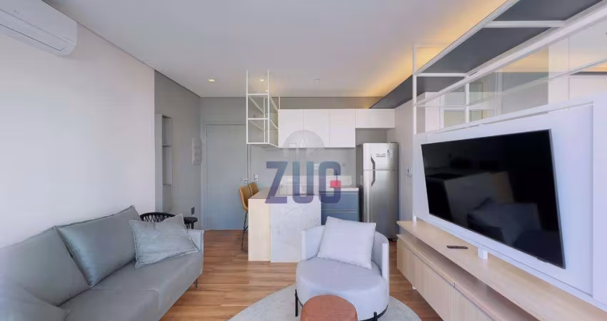 Apartamento à venda e para alugar em Campinas, Cambuí, com 1 quarto, com 38 m², Lille Cambuí