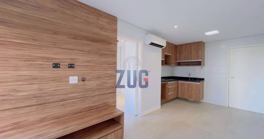 Apartamento para alugar em Campinas, Cambuí, com 1 suíte, com 40 m², Living Design