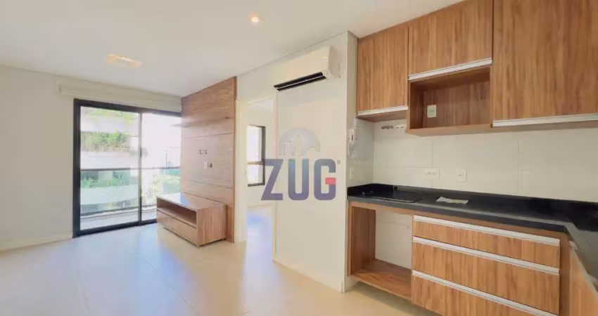 Apartamento para alugar em Campinas, Cambuí, com 1 suíte, com 40 m², Living Design