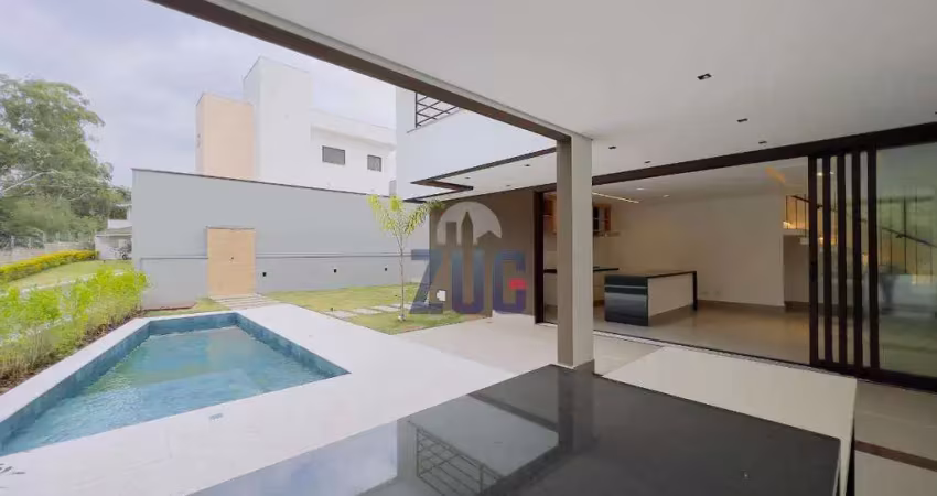 Casa à venda em valinhos, chácaras silvania, com 3 suítes, com 310 m², condomínio tabapuã