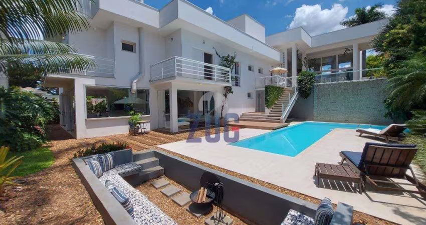 Sobrado à venda em Campinas, Residencial Parque Rio das Pedras, com 5 suítes, com 600 m²