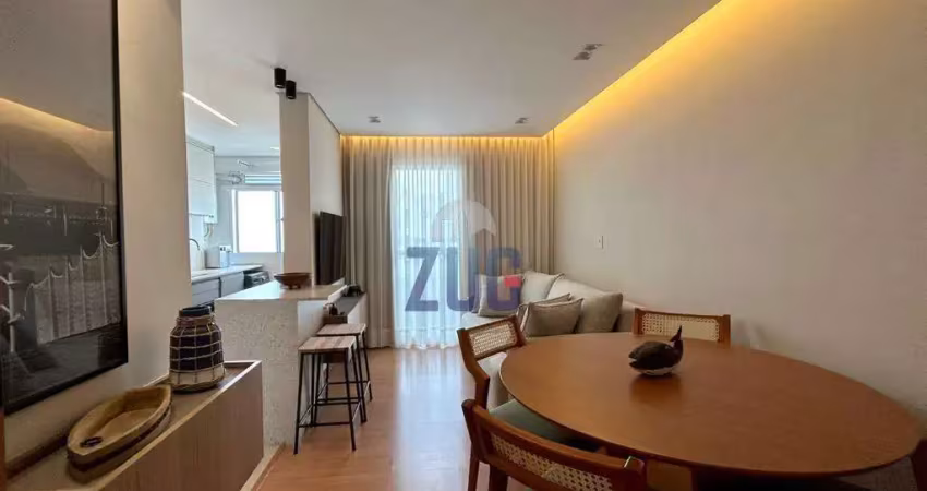 Apartamento à venda em campinas, jardim nova europa, com 2 quartos, com 55 m²