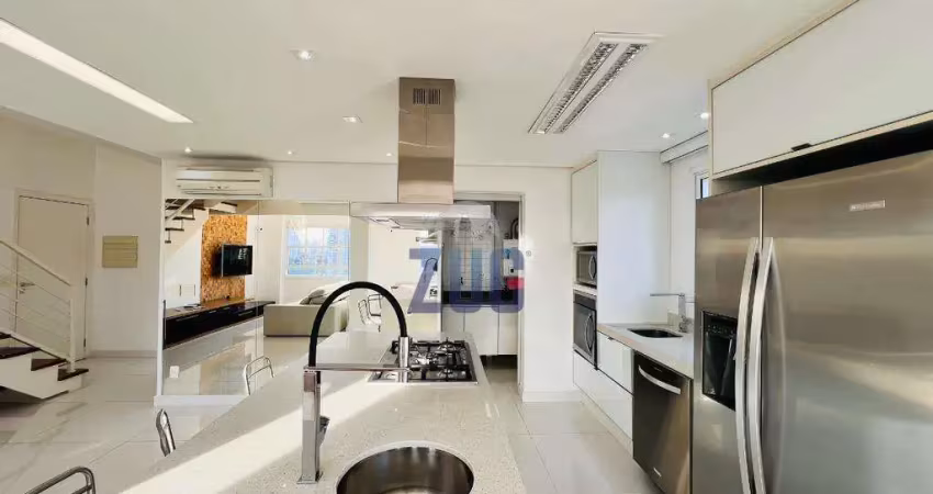 Apartamento duplex à venda e para alugar em campinas, cambuí, com 2 suítes, com 104 m², the one loft