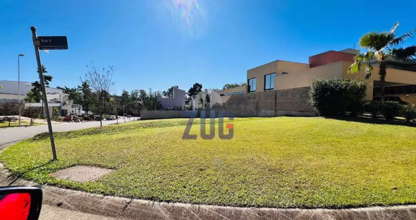 Terreno à venda em campinas, loteamento alphaville campinas, com 607.87 m², parque das sapucaias