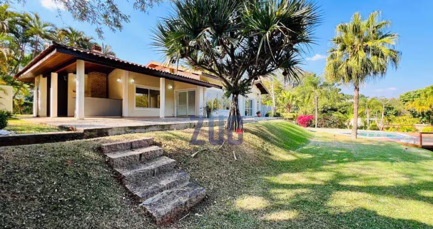Casa para alugar em campinas, sítios de recreio gramado, com 4 suítes, com 540 m², chácara gramado
