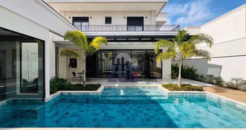 Sobrado para alugar em campinas, loteamento mont blanc residence, com 4 suítes, com 552 m²