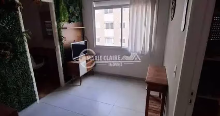 Apartamento mobiliado á venda com 2 dormitórios na rua hassib monfarrej - 34m²