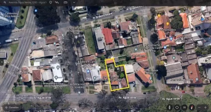 Terreno à venda na Avenida Água Verde, Água Verde, Curitiba
