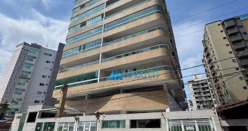 Apartamento com 2 dormitórios à venda, 85 m² por R$ 595.000,00 - Vila Guilhermina - Praia Grande/SP