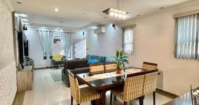 Casa com 3 dormitórios à venda, 137 m² por R$ 1.040.000,00 - Boqueirão - Praia Grande/SP