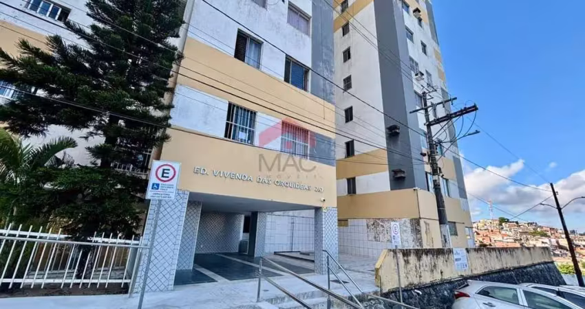 Apartamento para venda em salvador, cabula, 3 dormitórios, 2 banheiros, 1 vaga