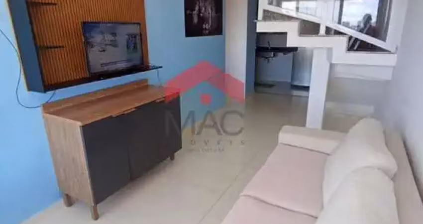 Cobertura duplex para locação em salvador, piatã, 2 dormitórios, 1 suíte, 2 banheiros, 2 vagas