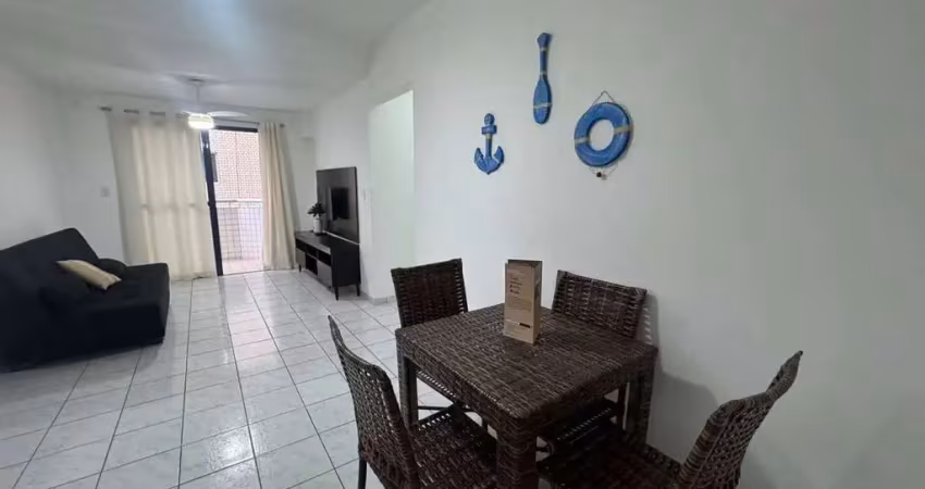 Apartamento padrão, com 01 dormitório no canto do fore em praia grande