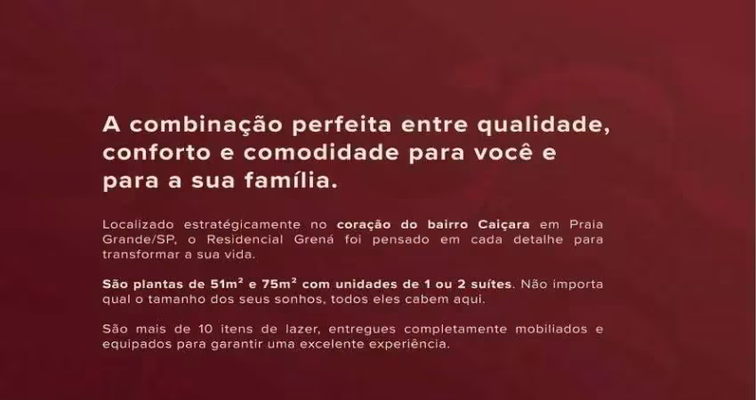 Apartamento com 2 quartos à venda na Vila Caiçara, Praia Grande 