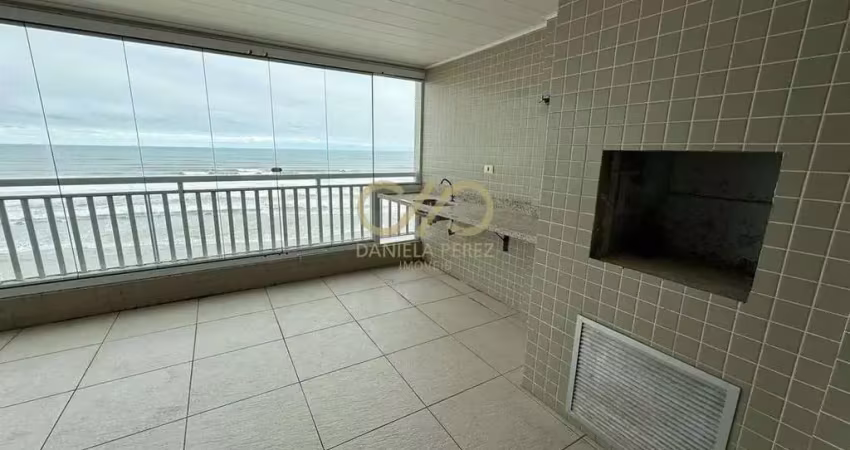 Aparatamento alto padrão, frente mar, com 03 suites mais dependencia-aviação-praia grande-são paulo