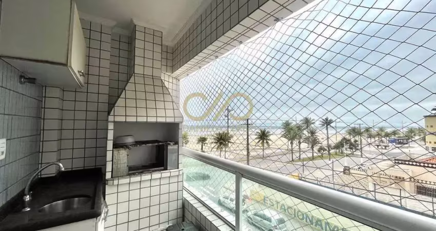 Apartamento frente mar na guilhermina em praia grande