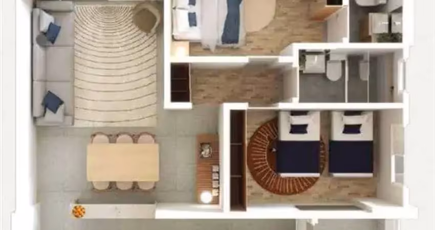 Apartamento com 2 quartos à venda em Guilhermina, Praia Grande 