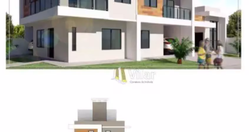 Sobrado com 3 dormitórios à venda, 144 m² por R$ 725.000,00 - Cajuru - Curitiba/PR