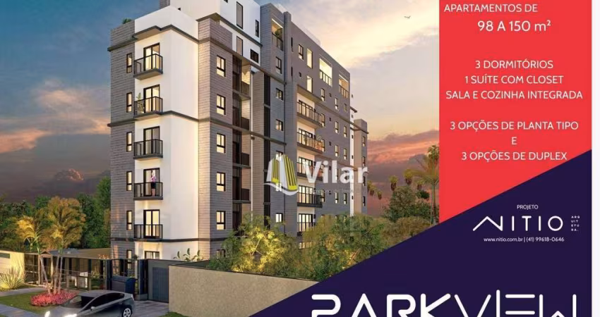 Apartamento com 3 dormitórios à venda, 98 m² por R$ 580.000 - Centro - Pinhais/PR