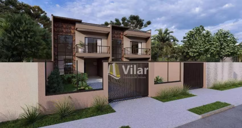 Sobrado com 3 dormitórios à venda, 160 m² por r$ 790.000 - maria antonieta - pinhais/pr