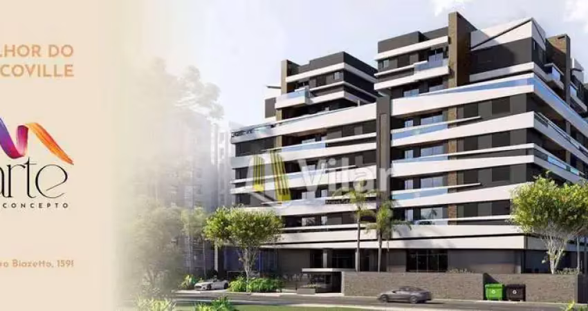 Apartamento com 2 dormitórios à venda, 68 m² por r$ 858.670 - campo comprido - curitiba/pr