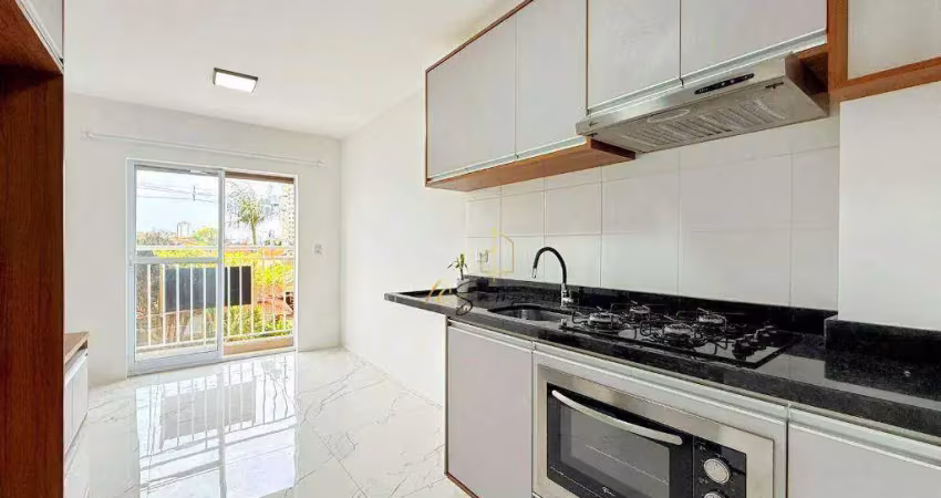 Apartamento com 1 dormitório para alugar, 28 m² por r$ 2.146/mês - rua luiz del gobbo, 85capão raso - curitiba/pr
