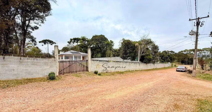 Chácara com 3 dormitórios à venda, 2000 m² por r$ 480.000 - estrada joão baptista setim, s/n chácara 2, condominio sol nascente- tijucas do sul/pr
