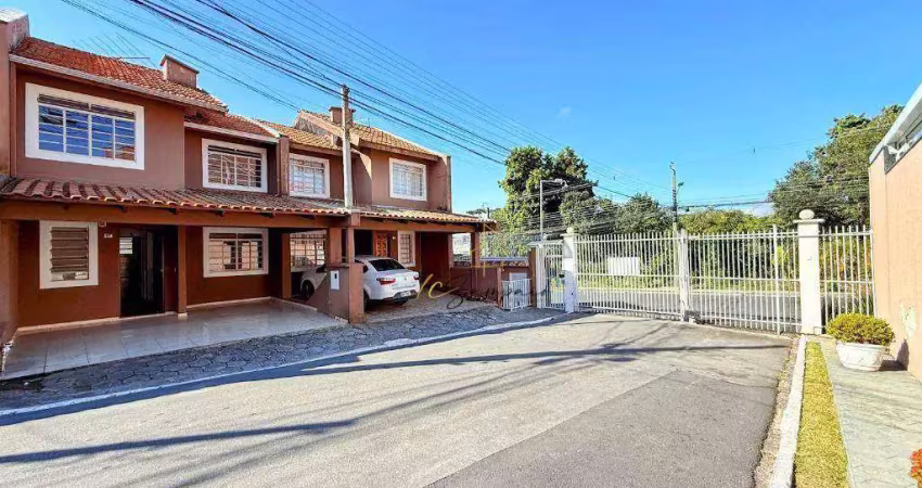Sobrado com 3 dormitórios para alugar, 74 m² por r$ 3.070/mês -  rua júlio zandona, 1016 alto boqueirão - curitiba/pr