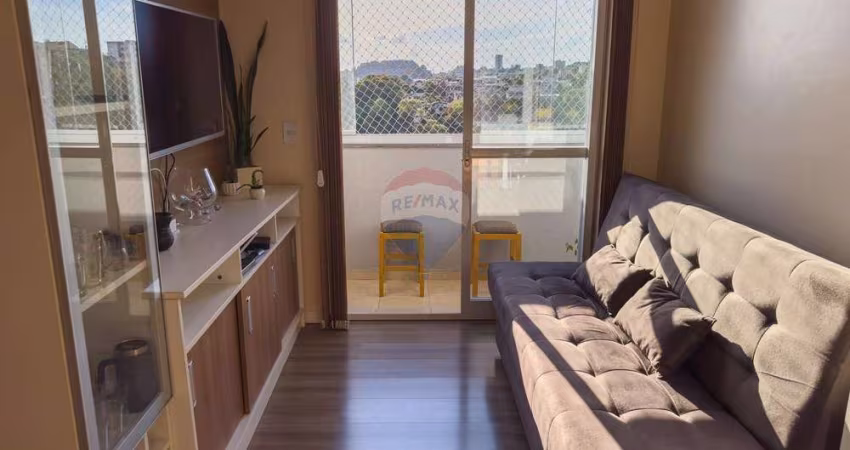 Apartamento Semi Mobiliado com 2 Quartos, 01 banheiro e Ótima Posição Solar – Andar Alto e 1 Vaga!