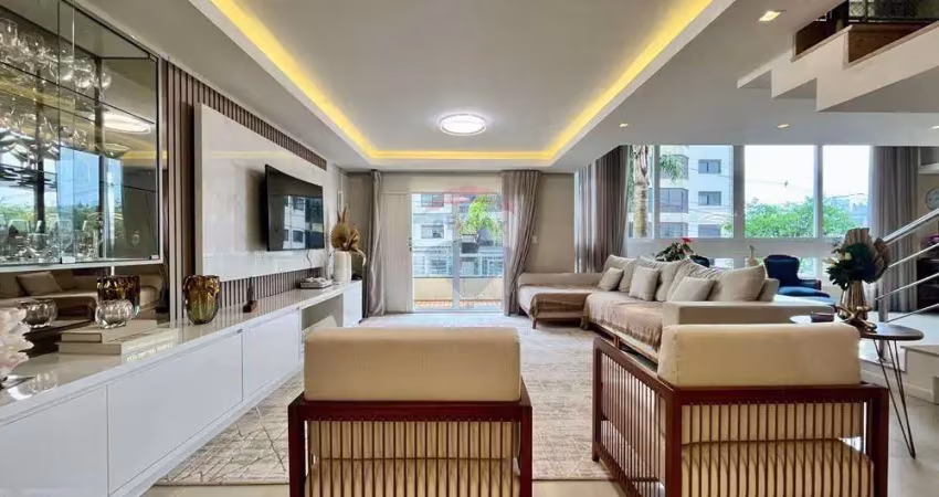 Apartamento duplex mobiliado e equipado- bairro sanvitto - 03 suites 03 vagas