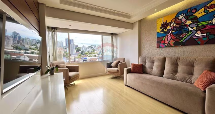 Apartamento semi-mobiliado no Pio X com 02 dormitórios sendo 01 suíte e 02 vagas.