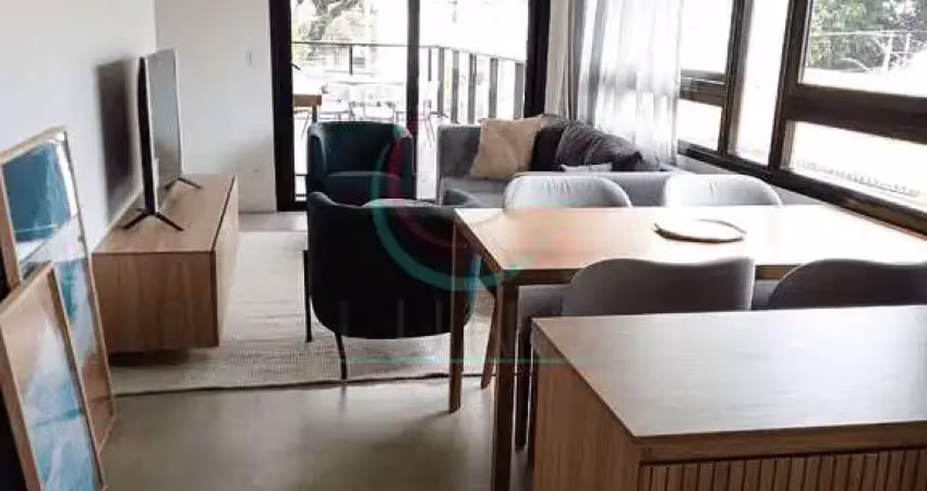 Apartamento  para locação no bairro de  pinheiros, a 4 minutos do metrô faria lima, totalmente mobi