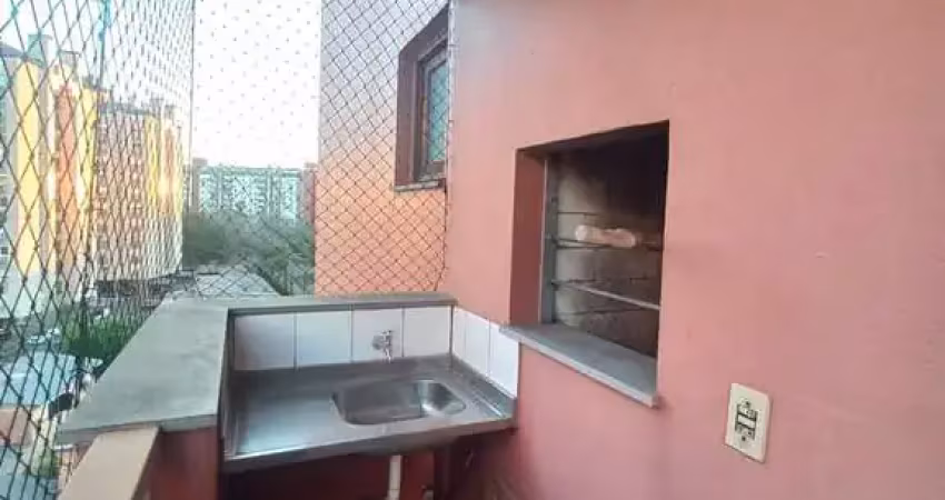 Apartamento de  1  quarto com garagem e churrasqueira na cidade baixa!