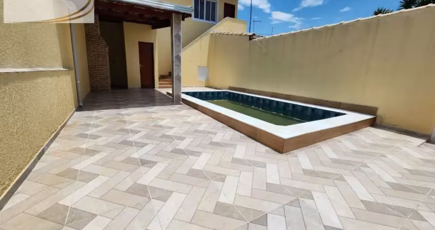 Casa sobraposta superior com piscina e churrasqueira em itanhaém!!