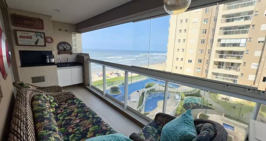 Apartamento no resort frente ao mar no centro de itanhaém!!