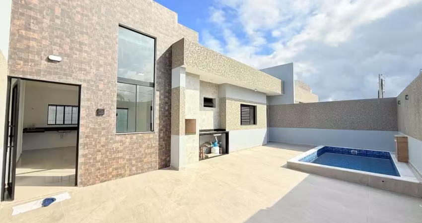 Ultima unidade disponivel!! casa com 03 dormitórios e piscina 500mts do mar em itanhaém!!