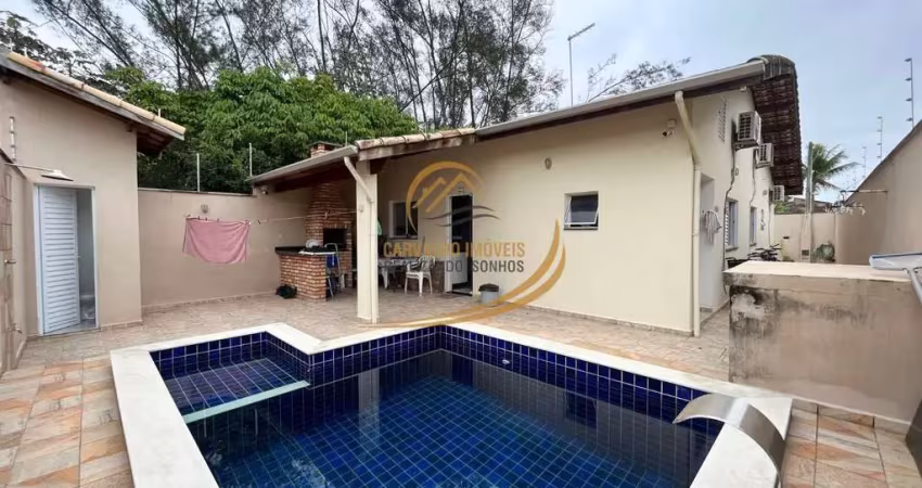 Casa isolada usada mobiliada 300mts da praia para venda em itanhaém!