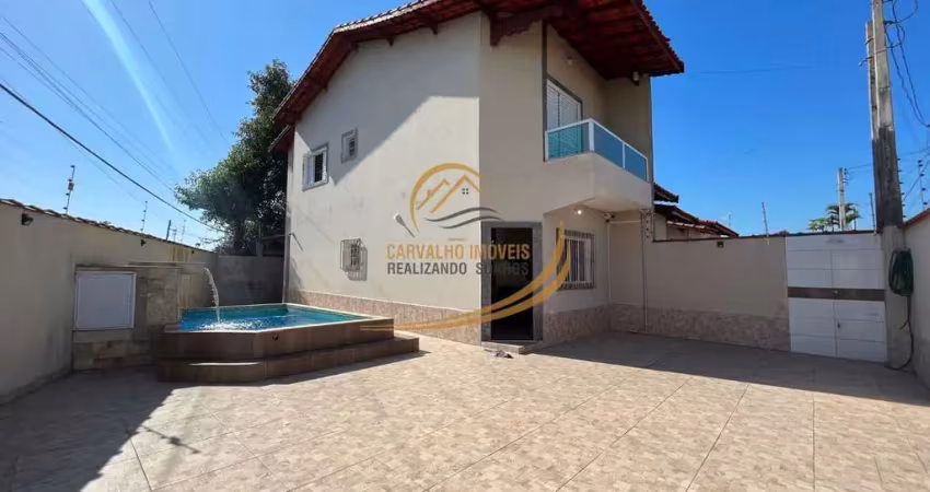 Sobrado lado praia 500mts do mar mobiliado com piscina e churrasqueira em itanhaém!!