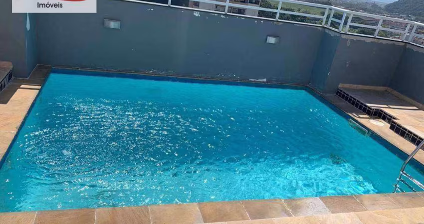 Apartamento com 1 dormitório para alugar, 54 m² por R$ 3.500,00/mês - Tombo - Guarujá/SP