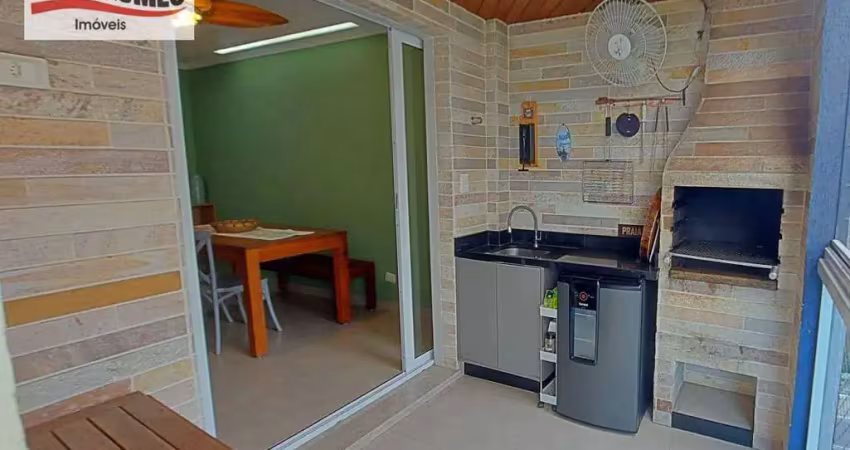 Apartamento com 3 dormitórios à venda, 95 m² por r$ 1.050.000,00 - asturias - guarujá/sp