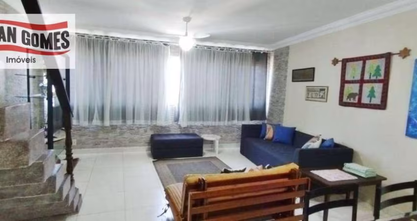 Apartamento Duplex com 3 dormitórios para alugar, 110 m² por R$ 5.000,00/mês - Praia do Tombo - Guarujá/SP