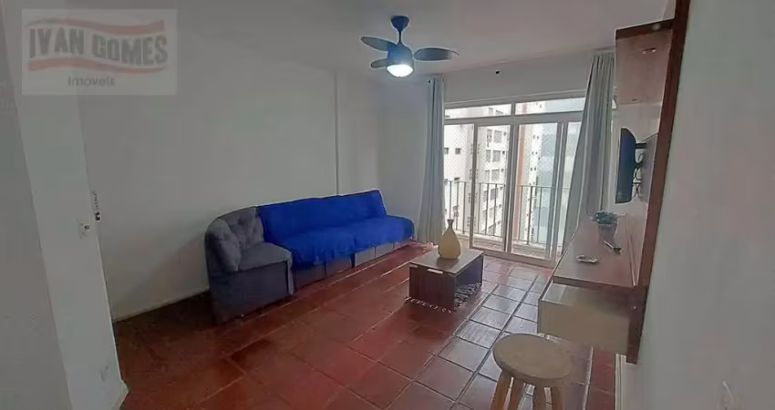 Apartamento com 2 dormitórios para alugar, 80 m² por r$ 4.000,00/mês - pitangueiras - guarujá/sp