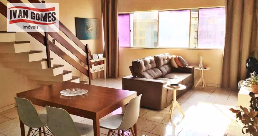 Apartamento Duplex com 3 dormitórios à venda, 90 m² por R$ 480.000,00 - Tombo - Guarujá/SP