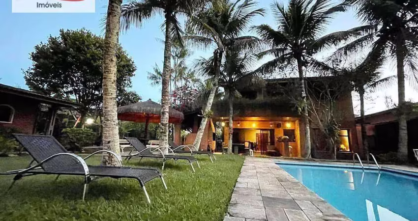 Sobrado com 5 dormitórios à venda, 420 m² por r$ 1.800.000,00 - jardim guaiuba - guarujá/sp