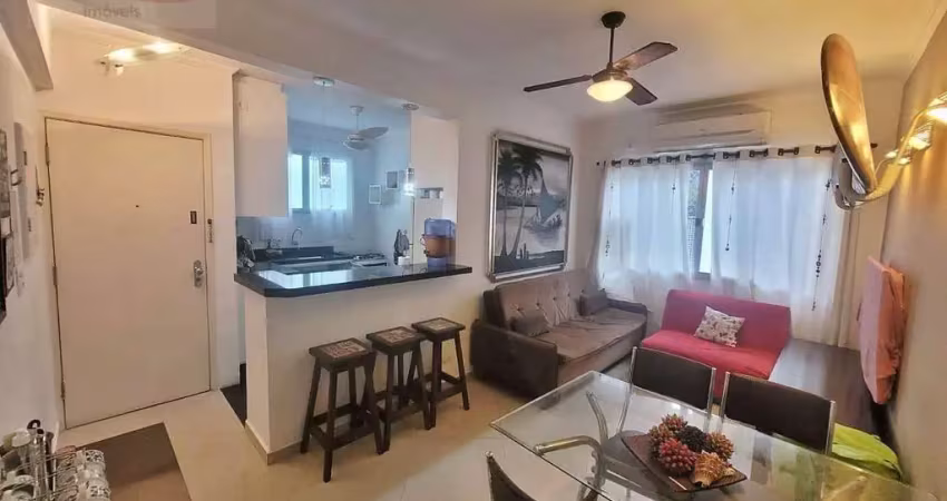Apartamento com 2 dormitórios à venda, 70 m² por r$ 380.000 - praia do tombo - guarujá/sp
