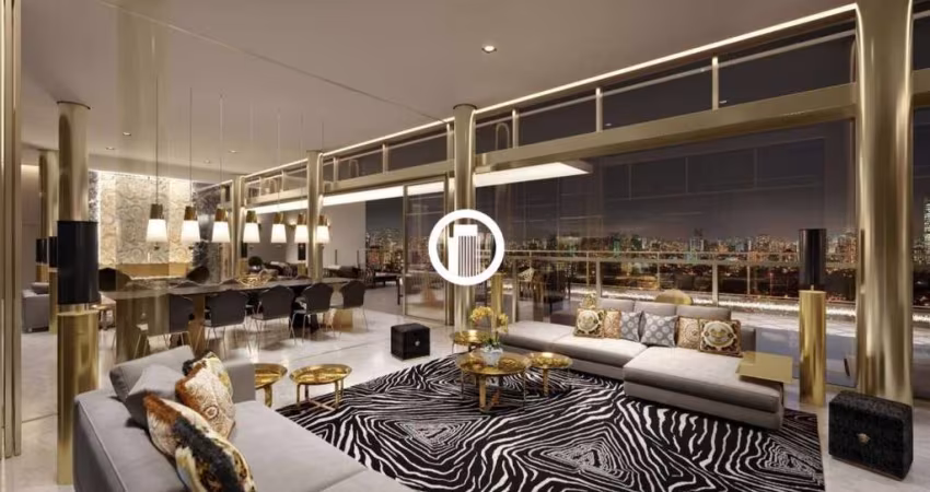 Apartamento para Venda - 221m², 3 dormitórios, sendo 3 suites, 4 vagas - Moema