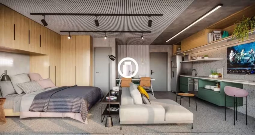 Apartamento para venda - 43m², 1 dormitório, sendo 1 suites, república
