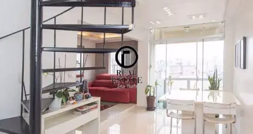 Cobertura duplex para venda - 120m², 2 dormitórios, sendo 1 suites, 1 vaga - saúde